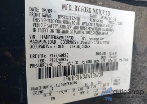 2010 Ford Focus Se from USA, damaged, VIN 1FAHP3FN3AW136730